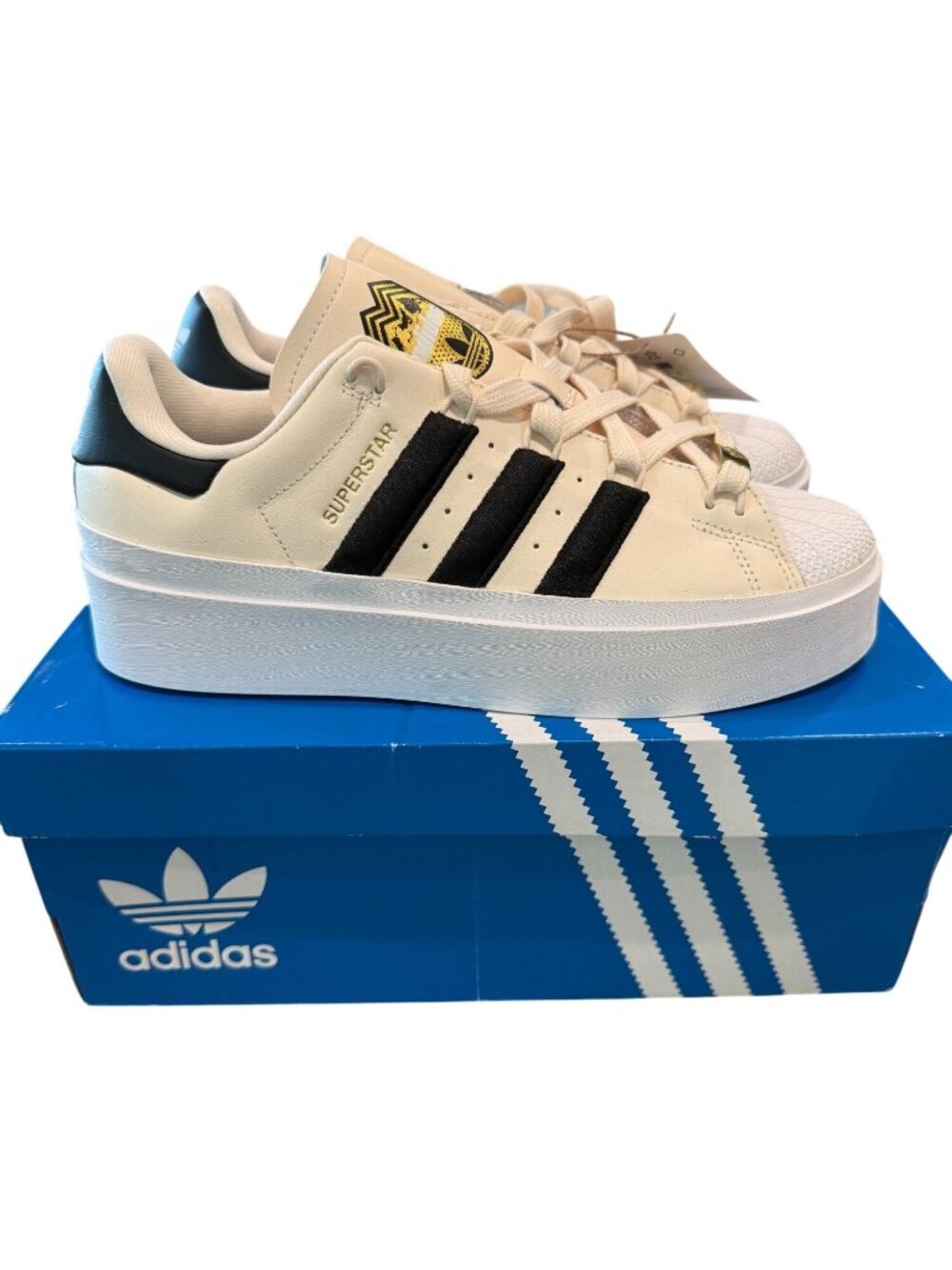 NIB Adidas Originals Women's Superstar Bonega W Platform Sneakers size US 8